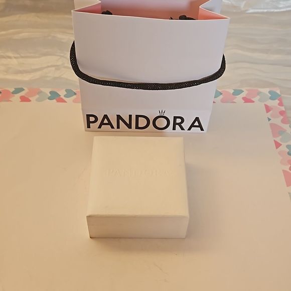 Authentic Pandora clasp charm bracelet. Size 7.5" Box and bag included🙏🙌OBO👍 - Picture 14 of 14